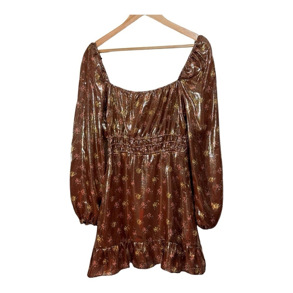 Paige Noah Metallic Dress NWT - Picture 8 of 9